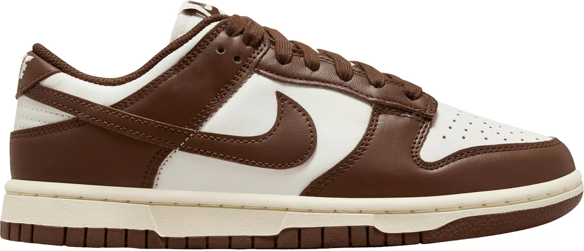 Nike Women's Dunk Low Shoes, Size 11.5, Brown/White | DICK'S Sporting Goods