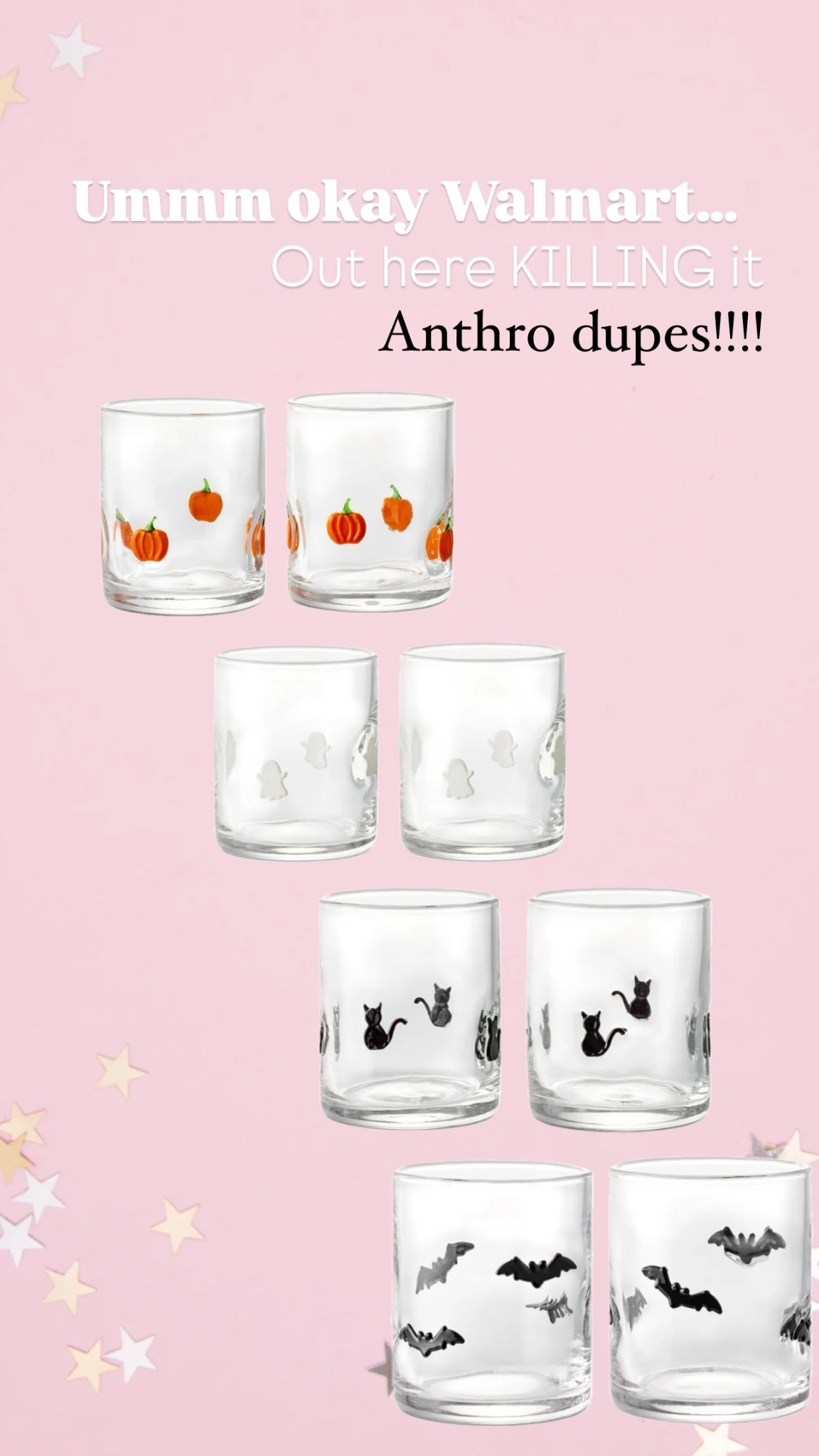 Walmart Anthro glass dupes!!! I’d grab quick before they sell out!!!! $18 for both! 

Fall
Dupe
Walmart 
Halloween glass

#LTKSeasonal #LTKautumn