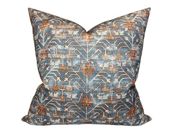 Khotan Pillow Cover in Rubia Designer Pillow Covers | Etsy | Etsy (US)