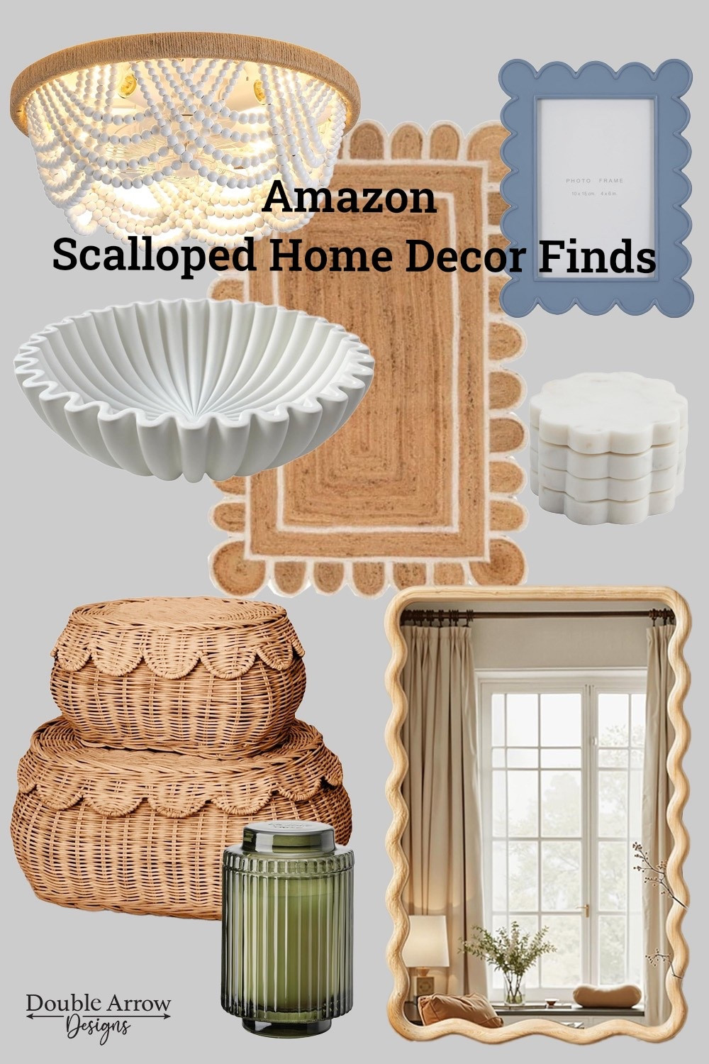 Scalloped home decor is everywhere right now. These Amazon finds add instant charm, soft curves, and high end look without the high price . Easy, affordable decor upgrades that instantly elevate your space. See links below 

#LTKHome
