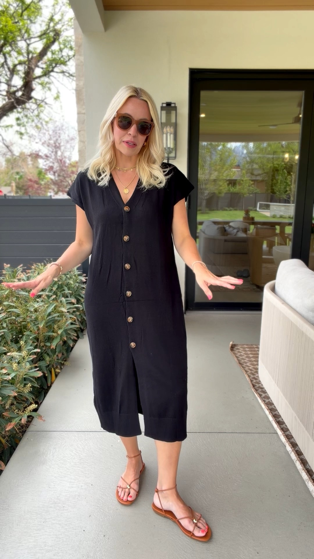 I am loving this dress with the brown buttons! So lightweight and perfect for summer! Size M

#LTKootd #LTKgrwm #LTKmomlife