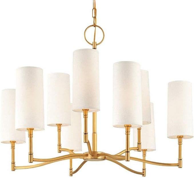 Hudson Valley Lighting 369-AGB Dillion - Nine Light Chandelier - 30 Inches Wide by 22.5 Inches Hi... | Amazon (US)