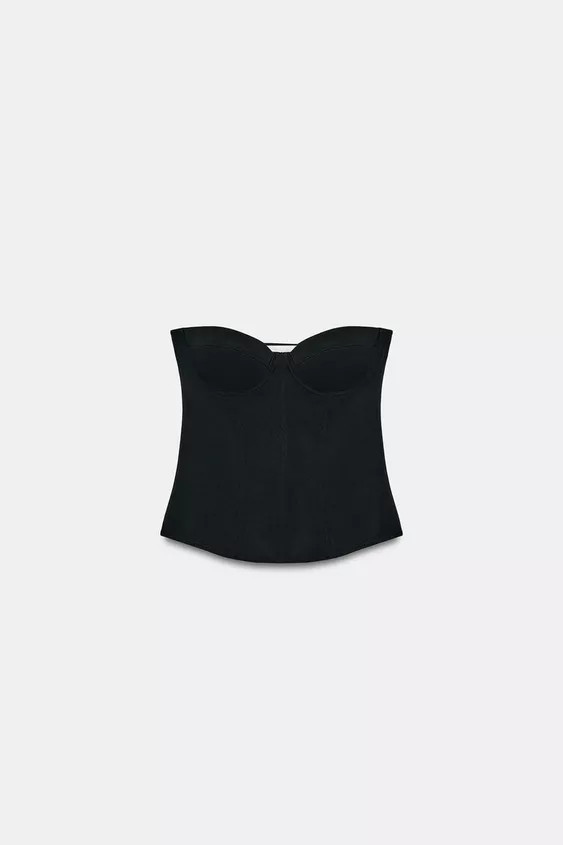 STRETCH KNIT CORSET | Zara Canada