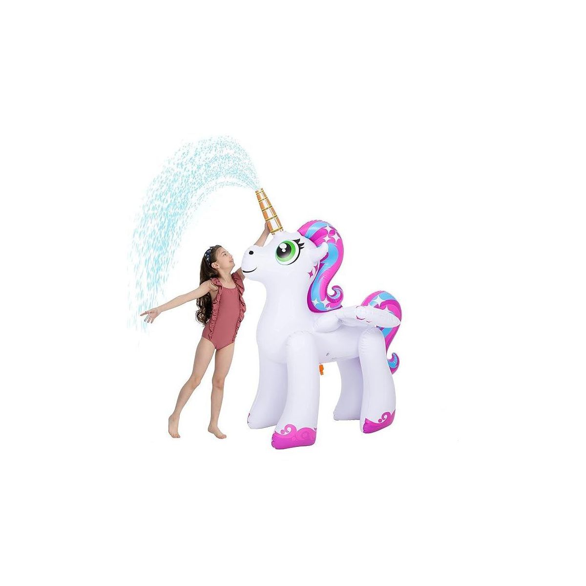 Syncfun 48” Inflatable Yard Sprinkler with Unicorn Design, Inflatable Water Toy for Summer Outd... | Target