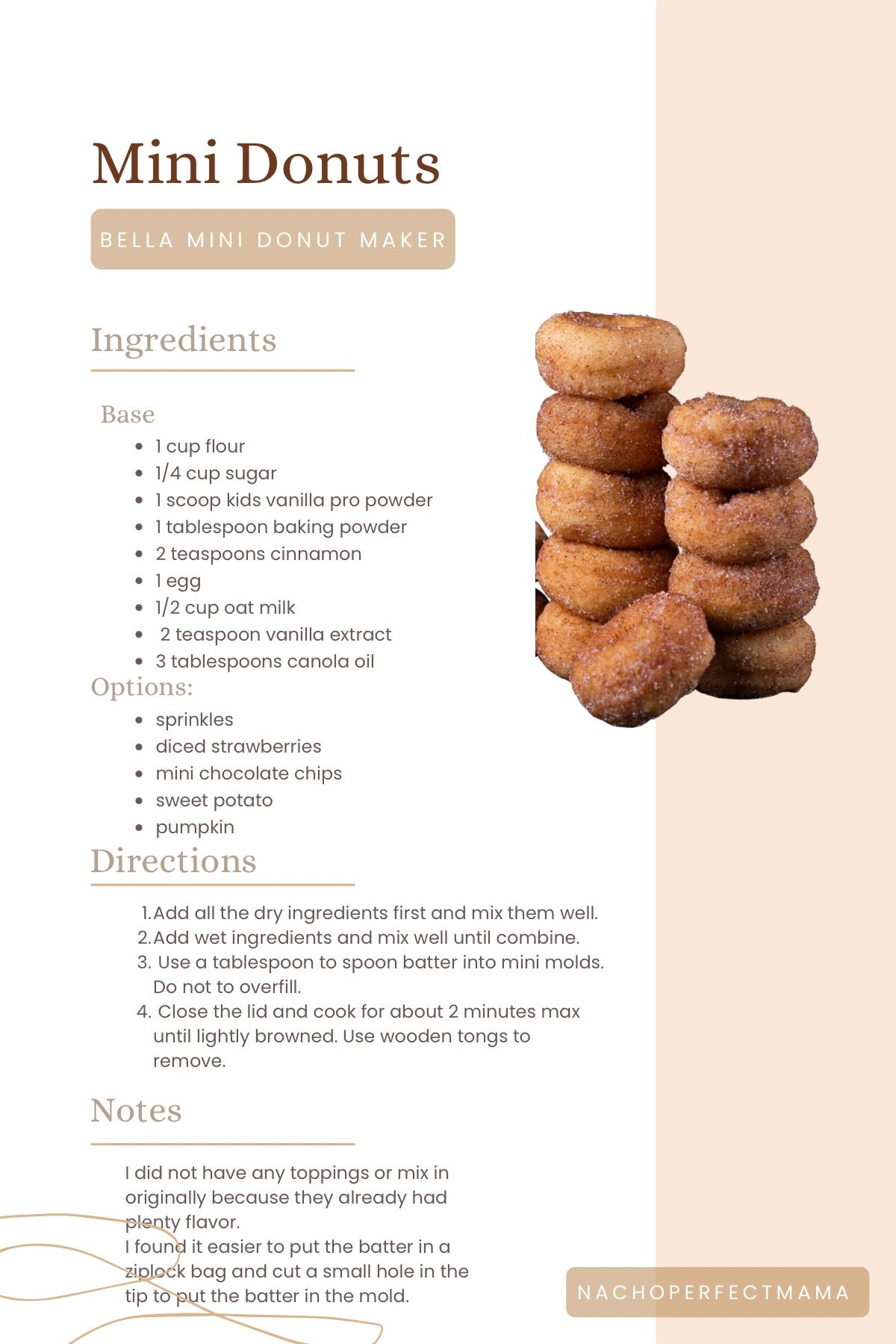 I made these minute donuts for the week! They are delicious and a kid favorite! We used our favorite donut maker! 

#LTKFamily #LTKKids