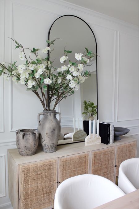 Sideboard, vase, mirror, flowers

#LTKHome #LTKSeasonal #LTKStyleTip