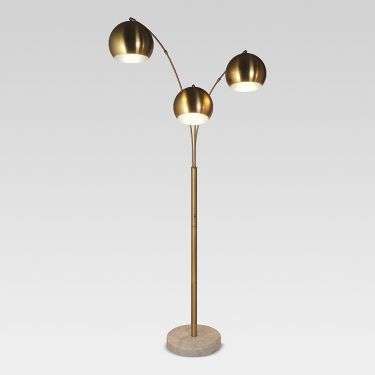 Span 3-Head Metal Globe Floor Lamp - Project 62&#153; | Target