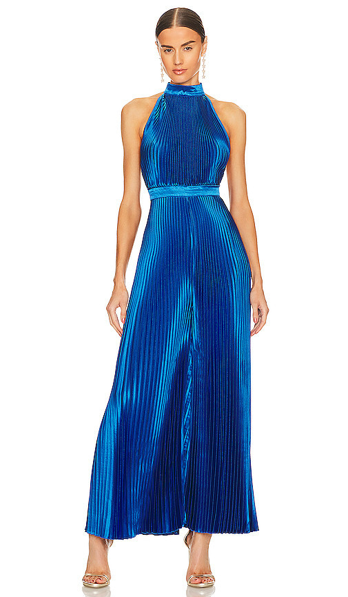 L'IDEE Cinema Jumpsuit in MOROCCAN BLUE. Size 8/S | Revolve Clothing (Global)