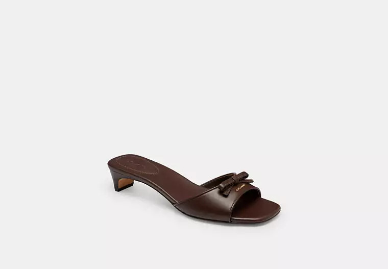 Bow Kitten Heel Sandal | Coach (US)