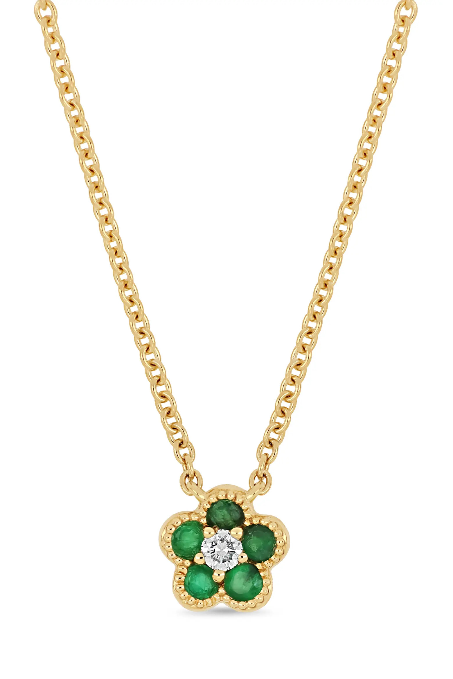 El Mar Gemstone & Diamond Flower Pendant Necklace (Online Trunk Show) (Women) | Nordstrom | Nordstrom
