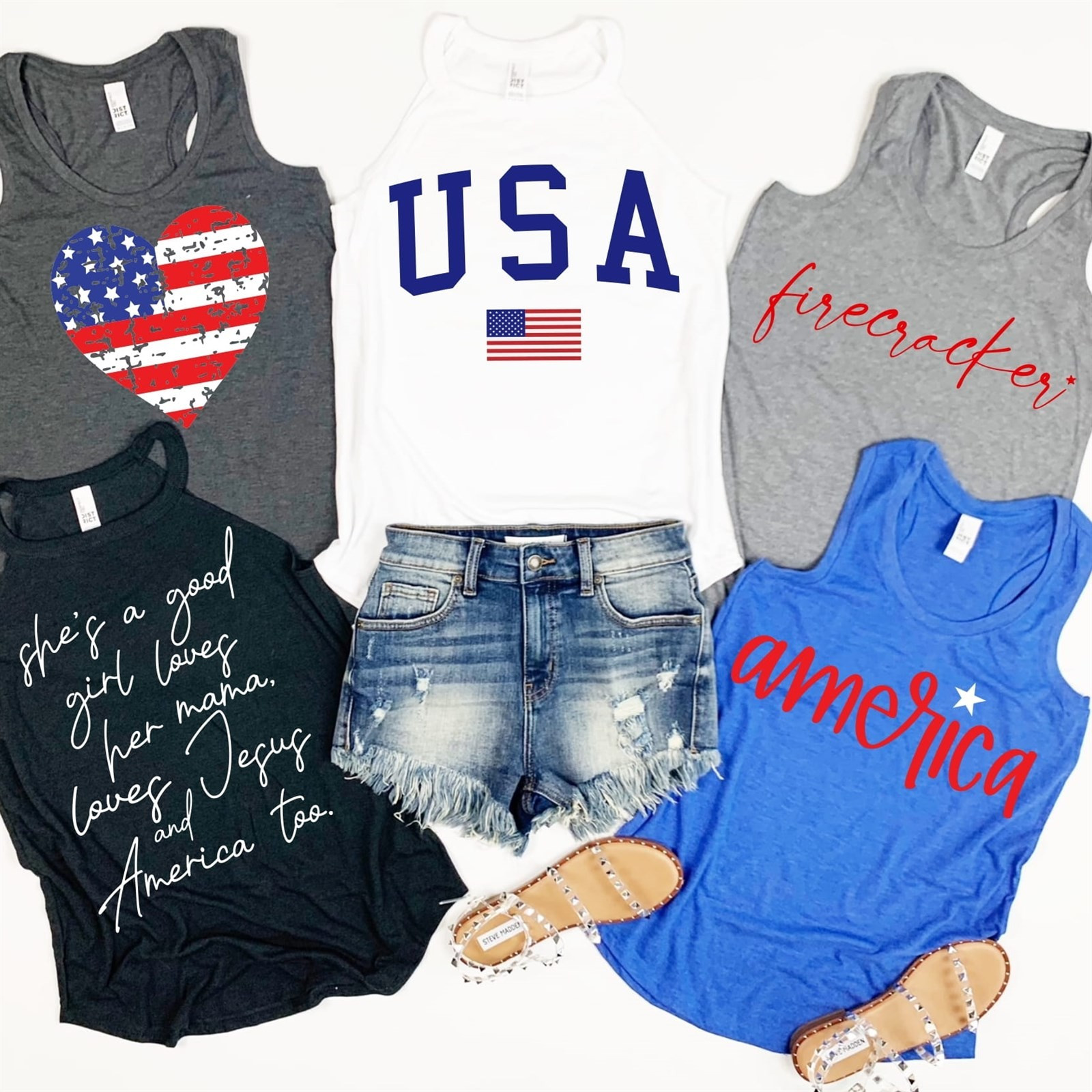 Firecracker Day Tanks | Jane