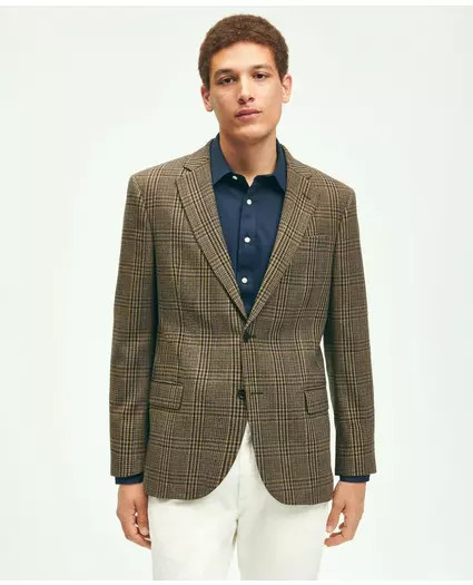 Slim Fit Wool Hopsack Plaid Sport Coat | Brooks Brothers