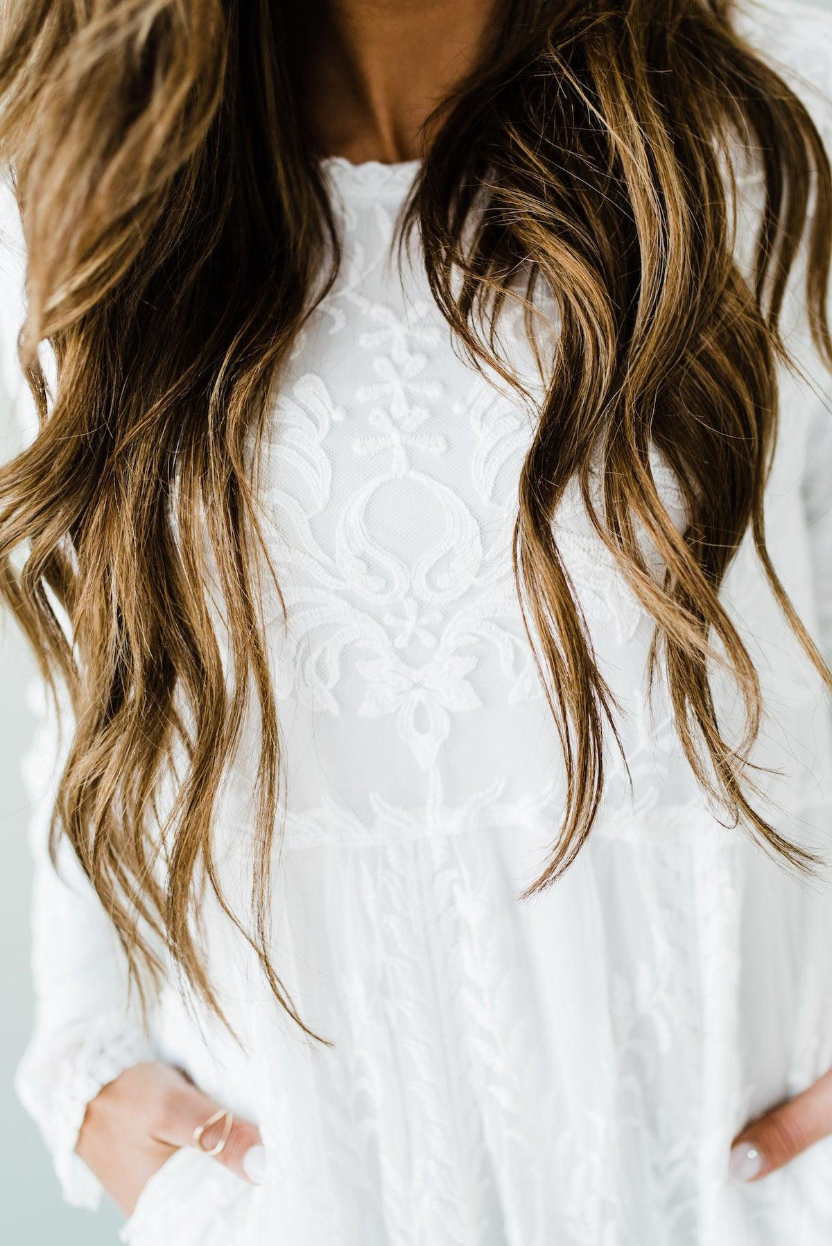 Riane Dress in White | FEHRNVI