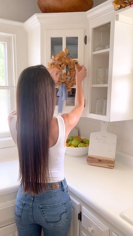 #ad 🍂 Leafing summer behind and getting our kitchen fall-ready with @airwickus 🍂 Topped off this year's fall kitchen decor with some limited edition Air Wick® Vibrant scented oils from @Target! Air Wick® Vibrant has 2x more essential oils and helps me connect to nature with luxurious blends of nature-inspired scents, like Winter Woods & Ivy, which is my current fave (although Warm Spiced Apples and Vanilla & Warm Caramel are also both amazing and a close 2nd and 3rd in terms of favorite fall scents)! Also, PSA- Winter Woods & Frosted Ivy is *only* available at Target this fall season (seriously, grab it before it sells out!!) and keeps our kitchen smelling like cedarwood, wild sage, and pretty much all my favorite things about spending time in nature in the fall. 10/10 highly recommend 🙌🏻

I also grabbed a few Air Wick® Advanced Gadgets, which have 5 fragrance settings, anti-fading technology, low-refill indicator, fragrance booster button, AND a night light and just deliver an overall superior fragrance experience. Seriously, y’all– they’re game-changers, and they're compatible with all Air Wick® refills, too, which is super handy!

Linking the exact scented oils and gadget I use from Target! #target #targetpartner #AirWickUS #AirWickPartner #ScentsOfTheSeason #HolidaysWithAirWick #fallscents #falldecor 

#LTKhome #LTKSeasonal