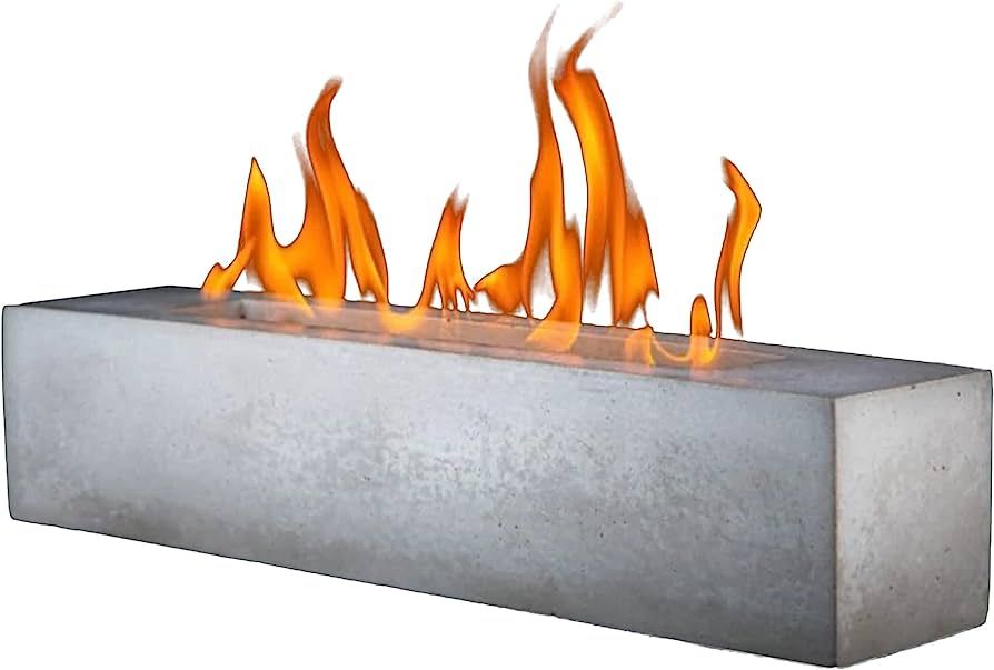 Colsen Tabletop Ethanol Fireplace Indoor Outdoor Fire Pit Portable Fire Concrete Bowl Pot Firepla... | Amazon (US)