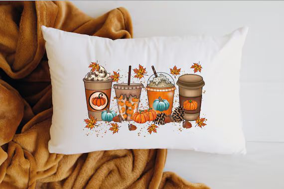 Pumpkin Pillow, Pumpkin Spice Pillow, Fall Pillow, Fall Pillow Cover,  Fall Decor Pillow , Fall D... | Etsy (US)