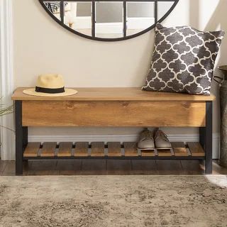 Middlebrook Paradise Hill Lift-top Storage Bench - On Sale - Overstock - 17783849 | Bed Bath & Beyond