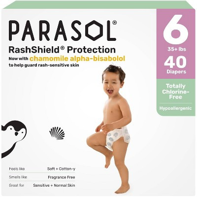 Parasol Chlorine-Free Diapers with RashShield Protection - Size 6 - 40ct | Target