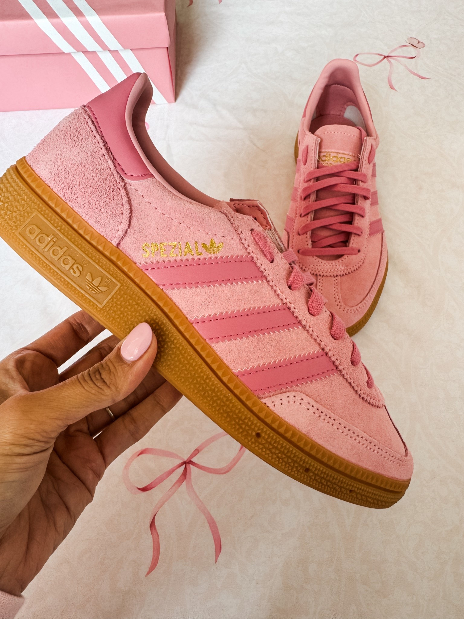 Pink shoes, trendy shoes, adidas, adidas spezial, trending shoes, sneakers, #LTKSummerEdit 

#LTKFindsUnder100 #LTKShoeCrush