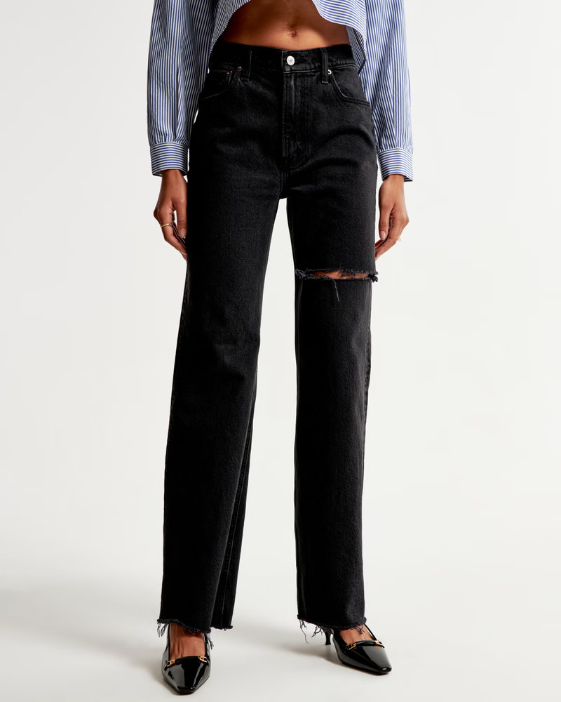 High Rise 90s Relaxed Jean | Abercrombie & Fitch (US)