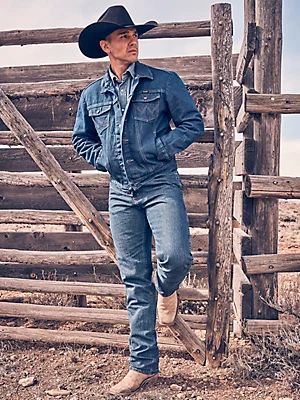 Wrangler® Cowboy Cut® Slim Fit Jean in Bleach | Wrangler