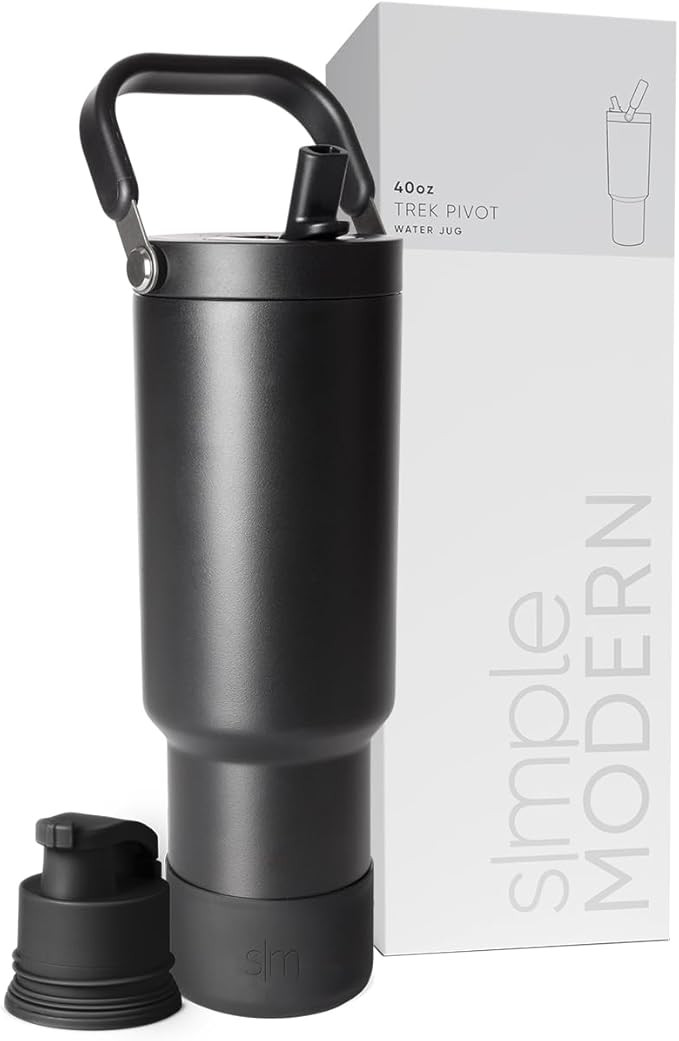 Simple Modern Trek Pivot | 40oz Flip Straw Tumbler with Handle | Water Bottle & Boot | Interchang... | Amazon (US)