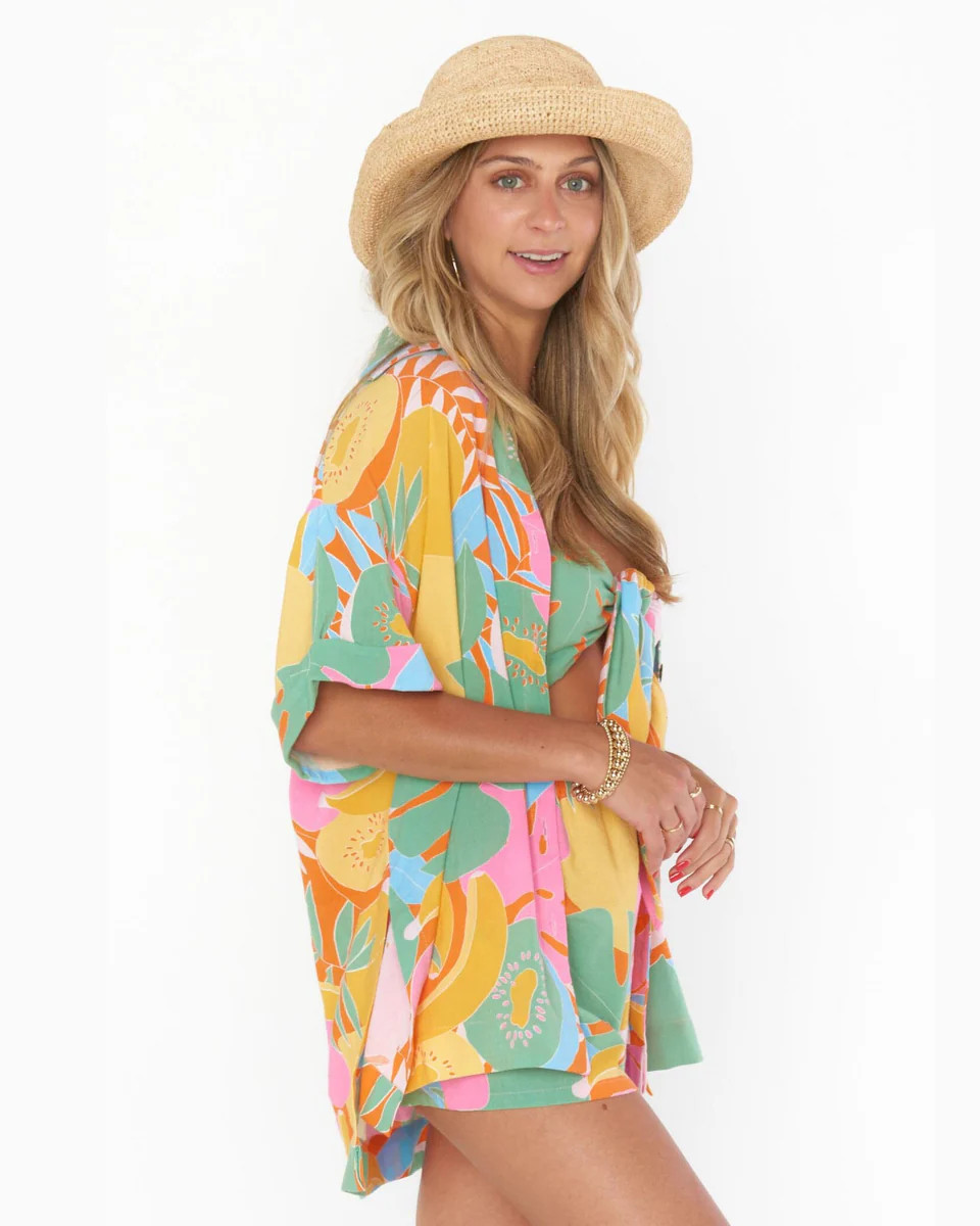Parker Button Down | Tropical Fruit | Show Me Your Mumu - Women's Clothing | Bohemian Mama