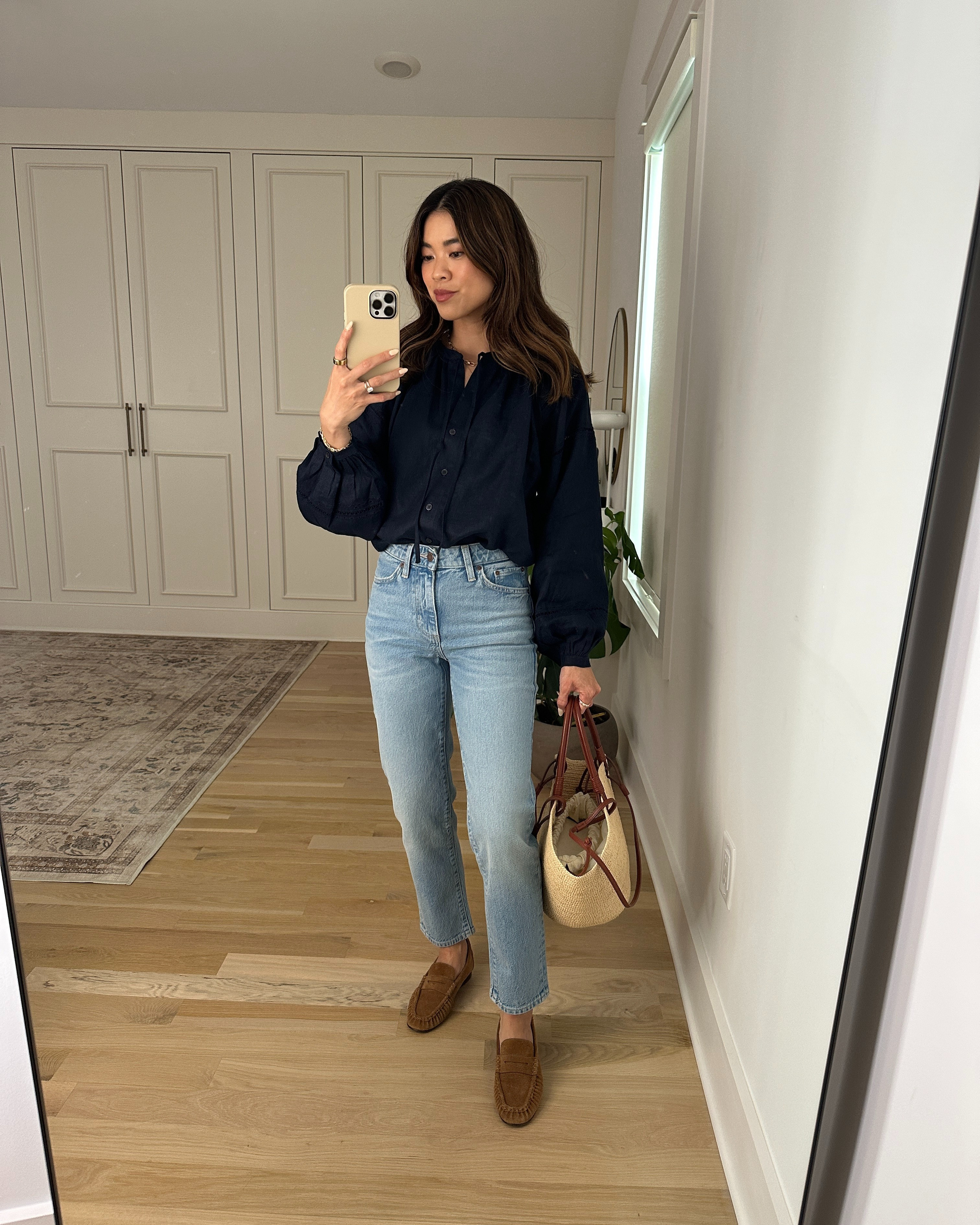 Sizing info: 
•Top size 2XS
•Pants size 24 in vintage light blue (I’d recommend sizing down if you’re between sizes)

petite fashion, get dressed with me, outfit inspiration, ootd, nashville outfit, Nashville influencer, petite style, vacation style, casual outfits, mom style, petite pants, spring outfits, spring outfit info, spring pants, spring outfit idea, spring top, spring bag, spring blouse, spring shoes, spring jeans, denim,  
@Aritzia 
 

#LTKootd #LTKPetite #LTKSeasonal