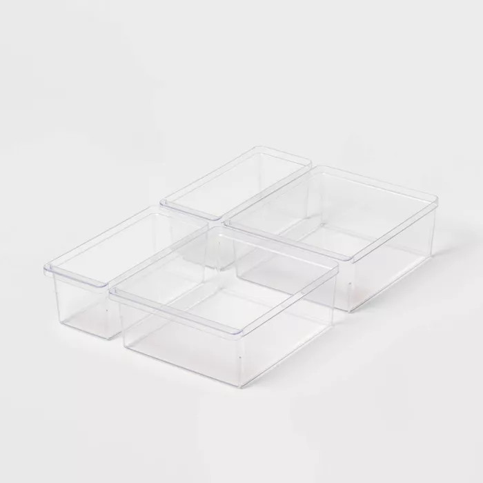 4pc Fridge Bin Storage Set - Brightroom™ | Target
