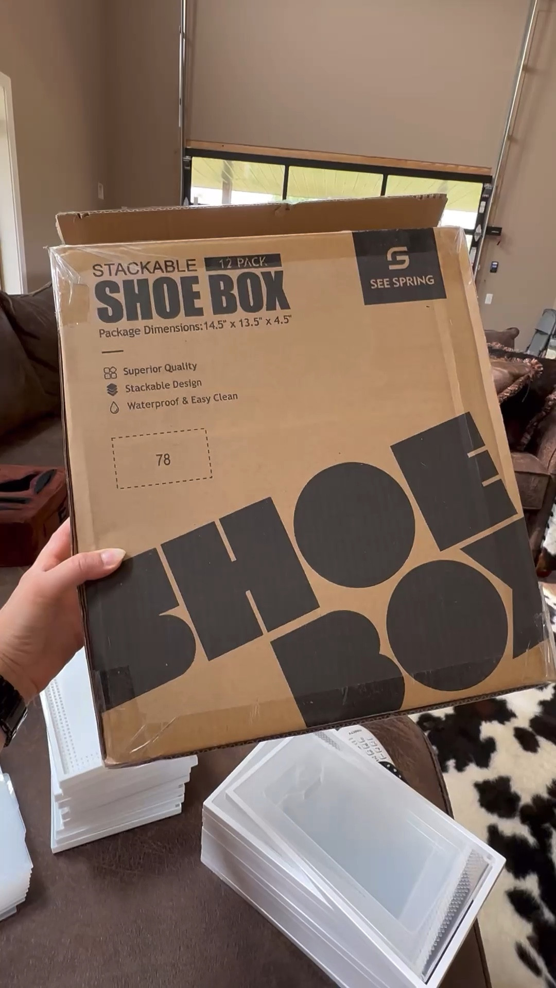 My favorite shoe storage from Amazon! They’re easy to put together, great price, and keep your shoes nice and clean out in the garage and free of clutter. These are a great way to organize shoes. 

Shoe organizer, shoe storage, amazon find, show box 

#LTKhome #LTKunder50