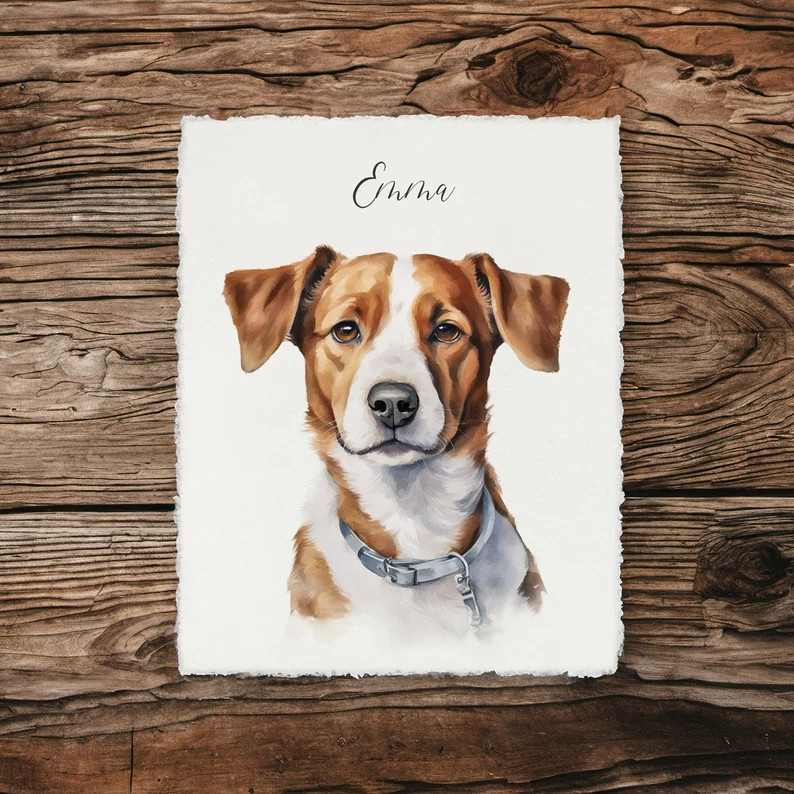 Pet Portrait Pet Painting Pet Memorial Dog Portrait Dog - Etsy | Etsy (US)