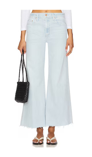 MOTHER The Twister Ankle Fray in Cowabunga - Blue. Size 25 | Revolve Clothing (Global)