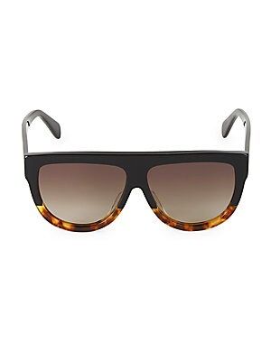 60MM Flat Top Pilot Sunglasses | Saks Fifth Avenue