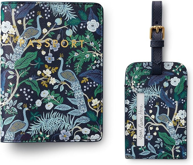 RIFLE PAPER CO. Passport Holder & Luggage Tag Set (Travel Must Have, Card and Passport Anti Theft... | Amazon (US)