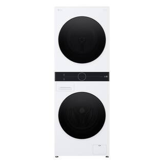 2.4 cu. ft. Washer, 4.2 cu. ft. Dual Inverter Heat Pump Ventless Electric Dryer, Washtower, Center Control AIDD in White | The Home Depot