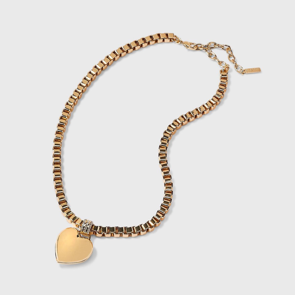 SUGARFIX by BaubleBar Puffy Heart Pendant Necklace - Gold | Target