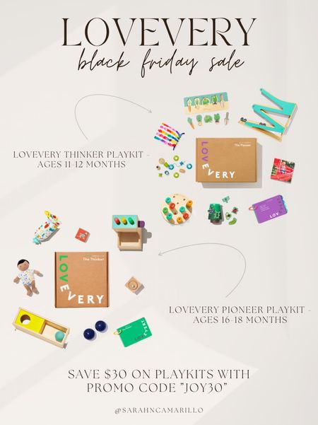 Lovevery playkits — save $30 with promo code “joy30” for Black Friday!
Montessori toys, wood toys for babies, toys for toddlers, aesthetic baby toys. 

#LTKGiftGuide #LTKSeasonal #LTKHoliday