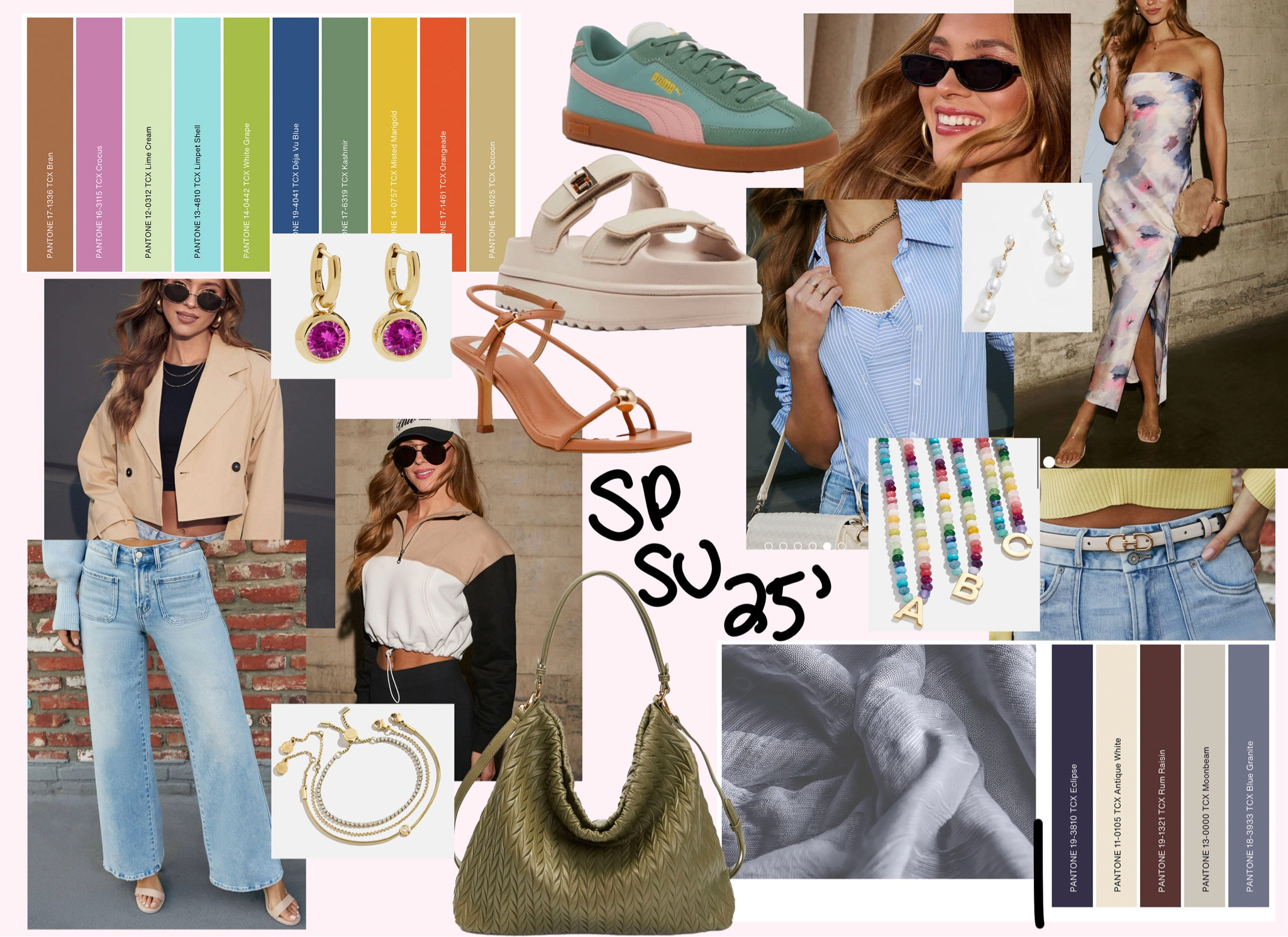 Some of the top trends and colors for this upcoming Spring Summer season! 

#LTKFindsUnder100 #LTKSeasonal #LTKStyleTip