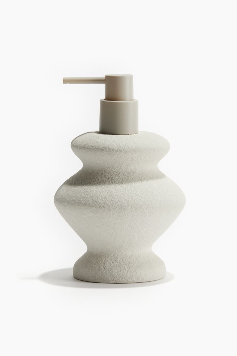 Stoneware Soap Dispenser - White - Home All | H&M US | H&M (US + CA)