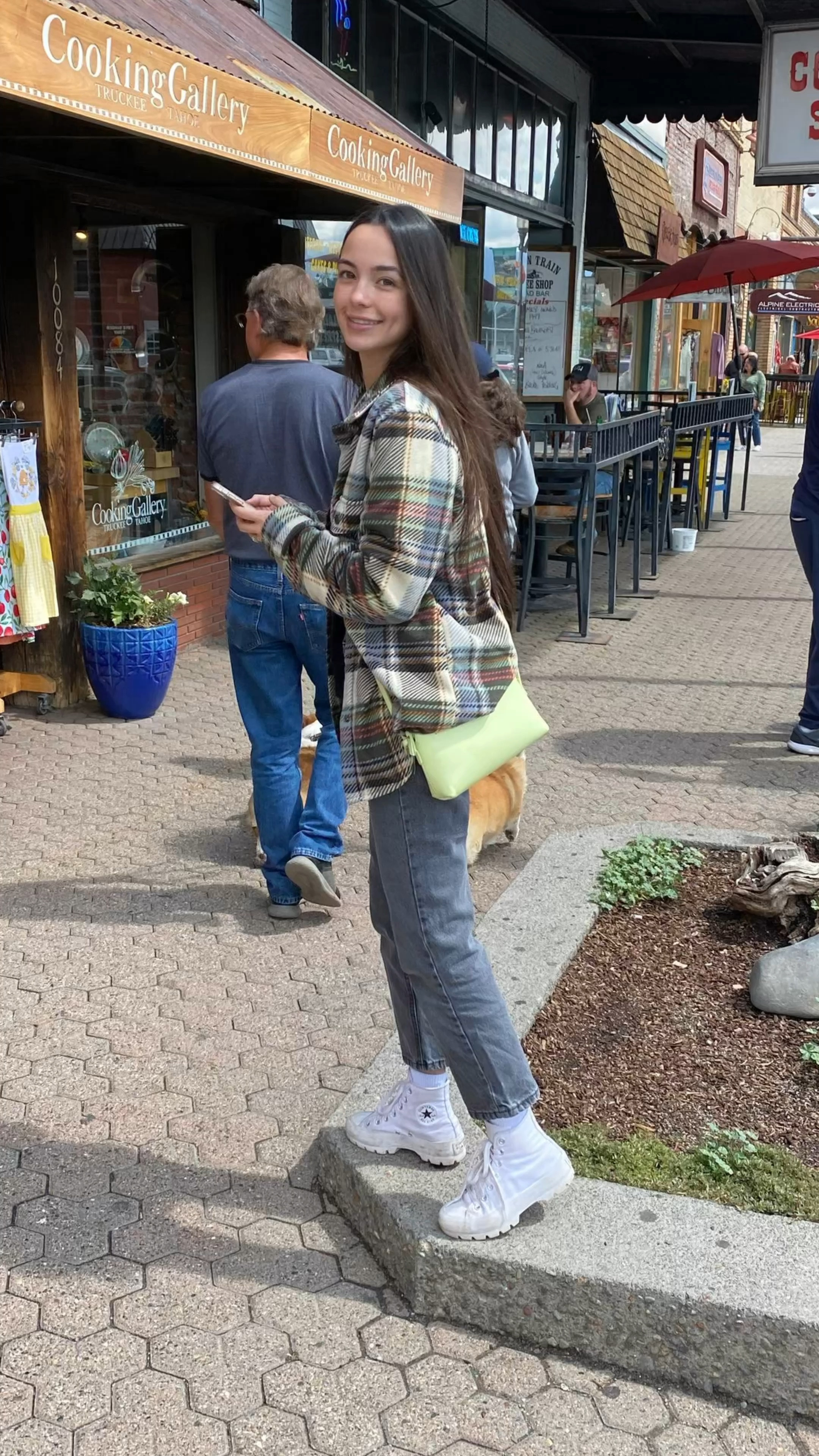 I wish I had better photos of this outfit 😂 but this plaid button up is so warm and cozy perfect for fall weather 🥰 I feel sad because this color in particular is sold out but I put a link to the same brand/style but in different colors! ❤️

#LTKGiftGuide #LTKstyletip