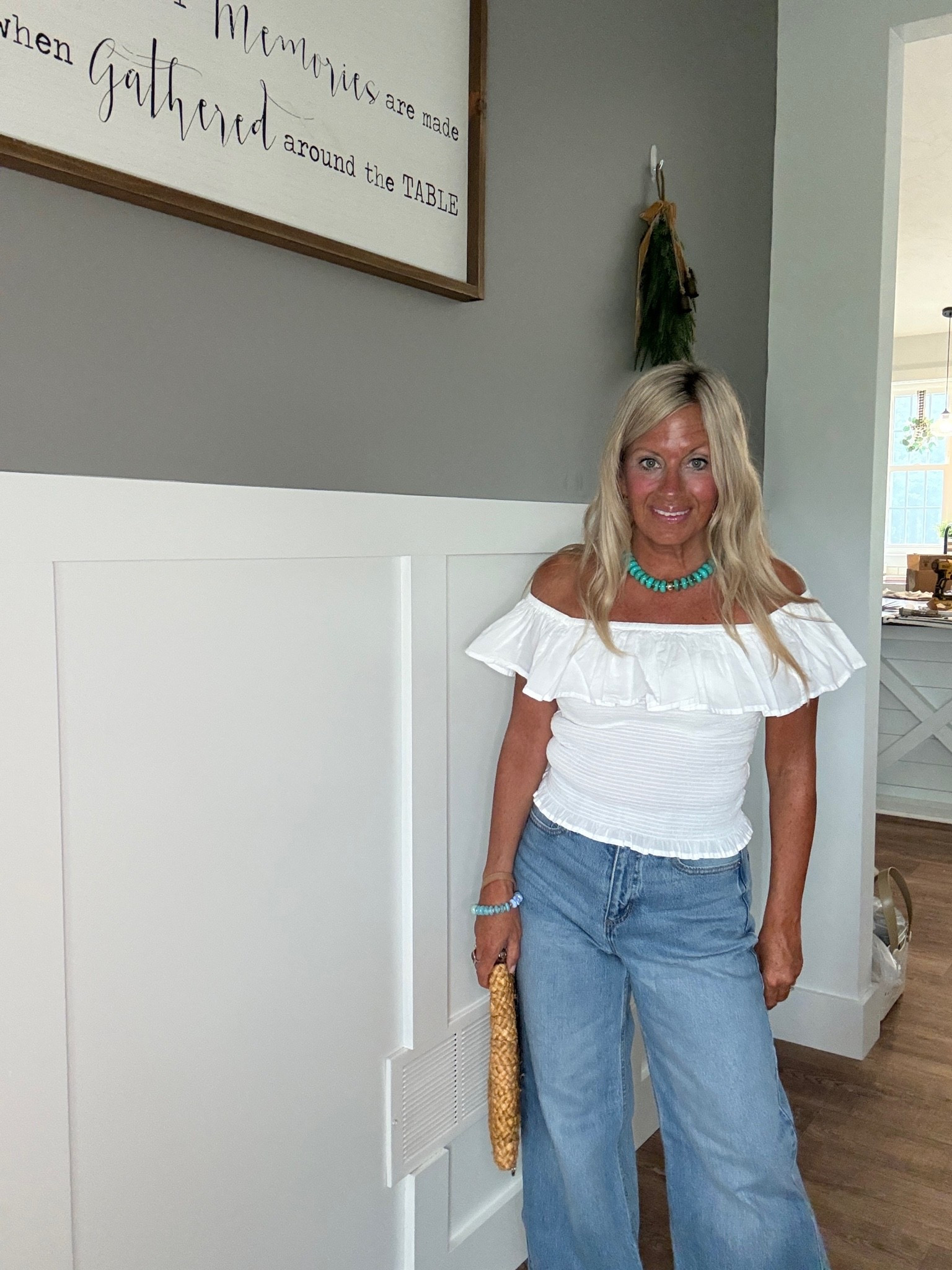 Cute top from @Walmart on deal.  Paired with these jeans also on deal.  Find my OOTN in 🔗’s.

#LTKootd #LTKSaleAlert #LTKPetite