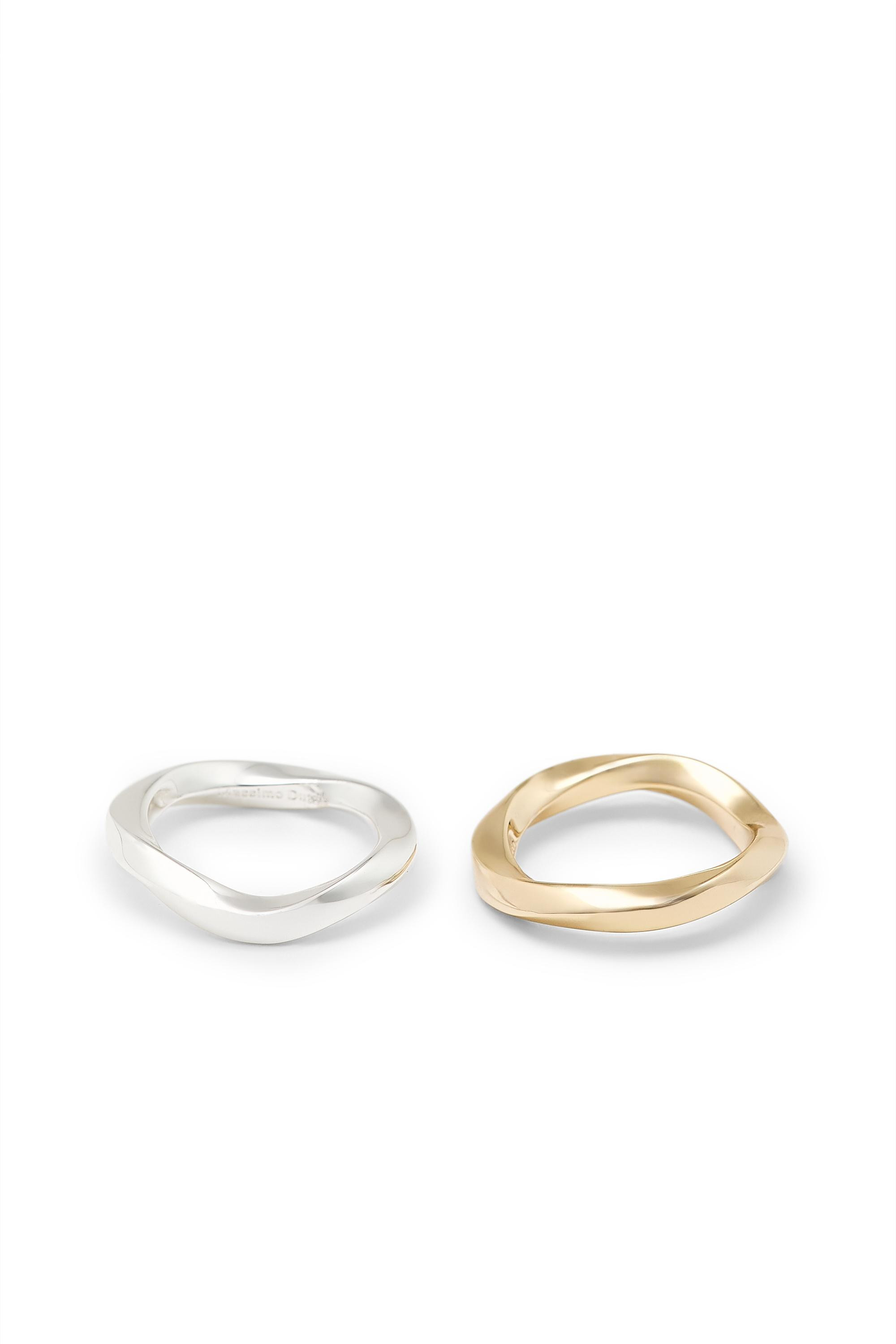Irregular ring pack - GOLDEN | Massimo Dutti US