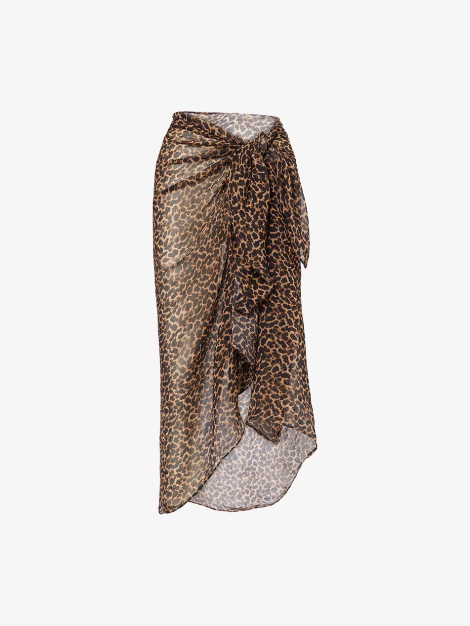 Santorini Printed Woven Sarong | Selfridges