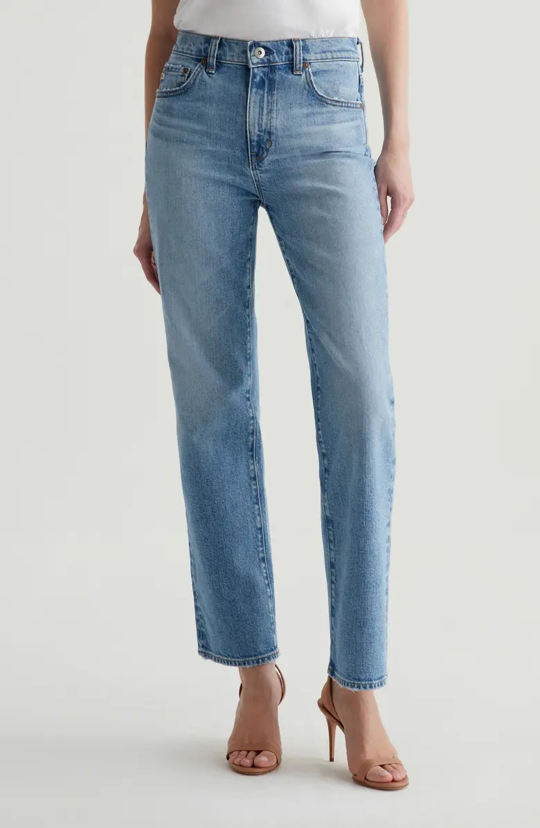Brinley Mid Rise Classic Straight Leg Jeans | Nordstrom