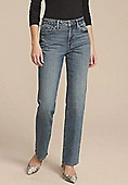edgely™ High Rise Relaxed Straight Leg Jean | Maurices