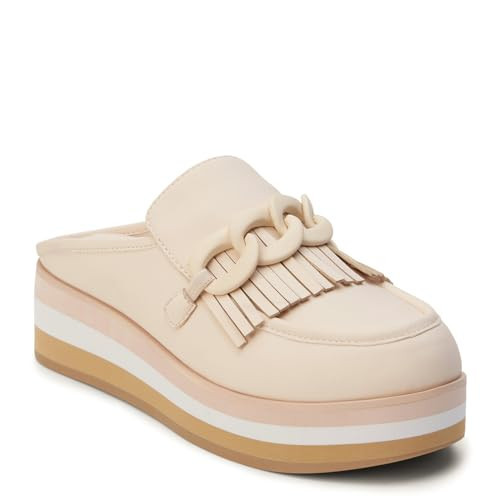 Coconuts by Matisse Womens Maren Platform Mule Loafers Casual - Beige - Size 8 M | Amazon (US)