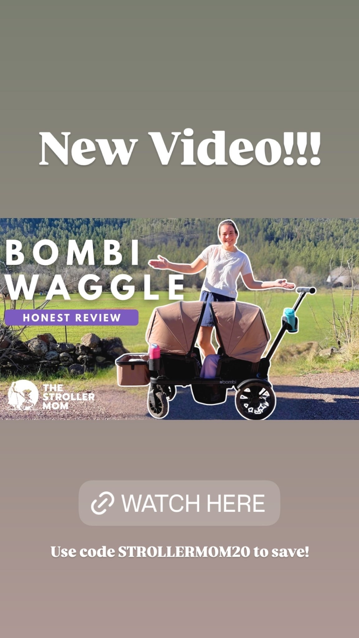 New Video!!! Use code STROLLERMOM20 to save! @bombigear

#LTKmomlife #LTKBaby #LTKKids