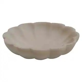 6" Carved Marble Flower Shape Dish | Michaels | Michaels Stores