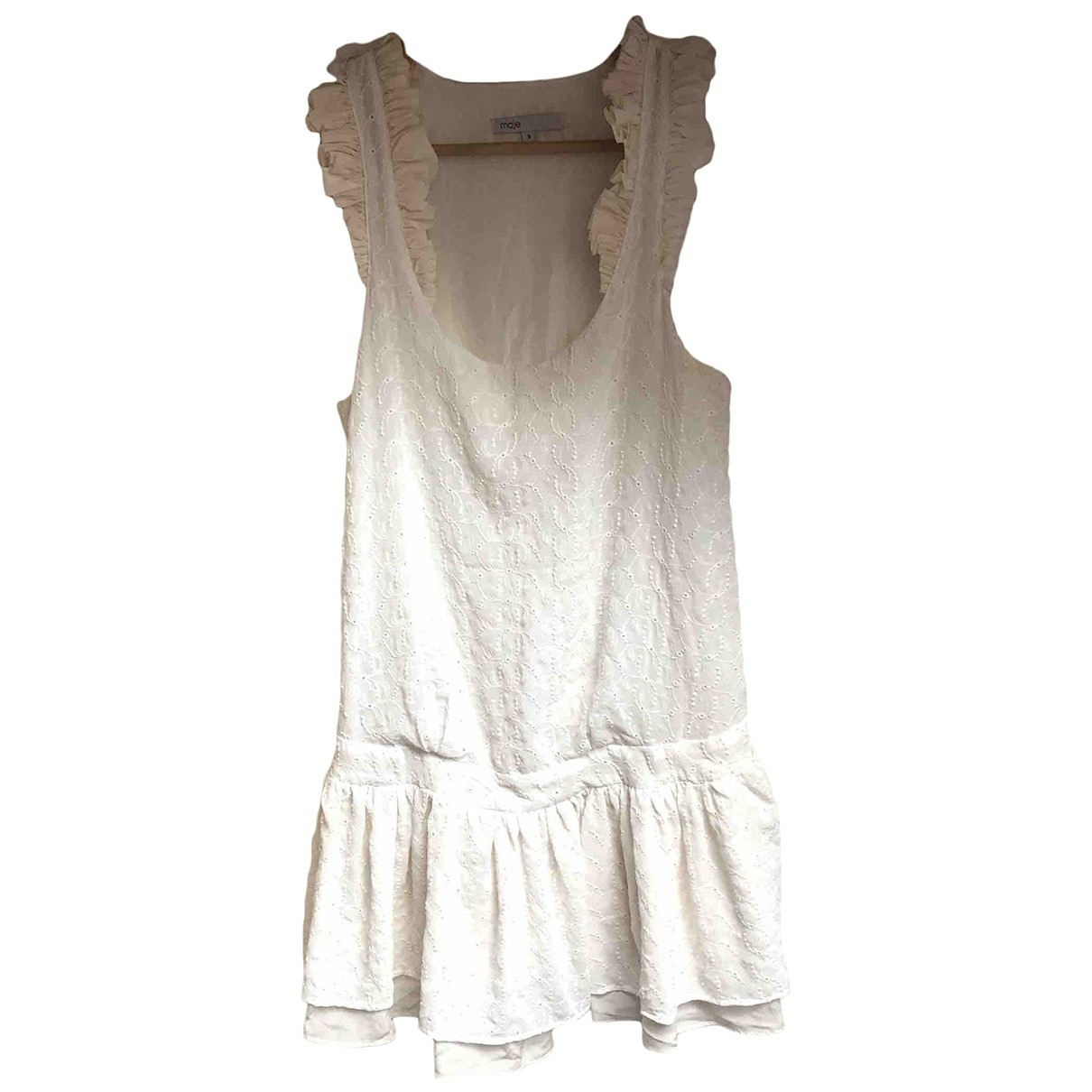 Maje White dress for Women 36 FR | Vestiaire Collective (Global)