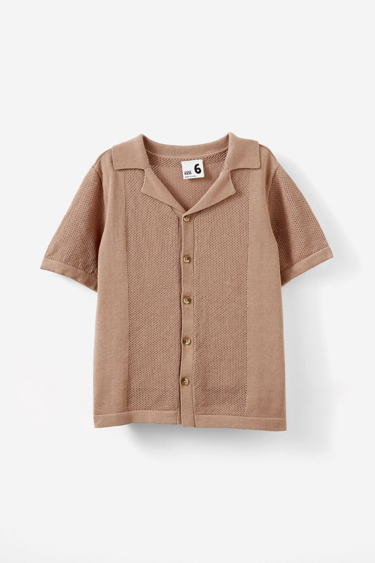 Knitted Short Sleeve Shirt | Cotton On (US)